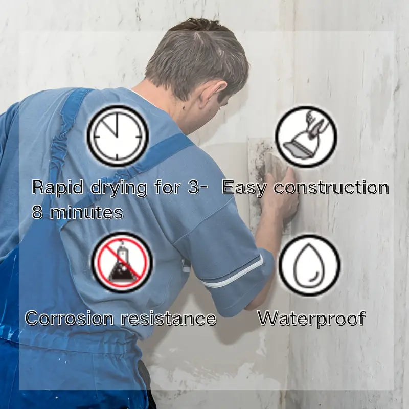 Clog Leak King, Water Does Not Leak, Quick-drying Cement, Waterproof Coating, Roof Leak, Toilet Leak, Quick Repair Leak For Workshops